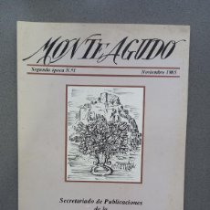 Coleccionismo de Revistas y Periódicos: MONTEAGUDO - SEGUNDA ÉPOCA Nº 1 - NOVIEMBRE 1985 - UNIVERSIDAD DE MURCIA. Lote 387331534