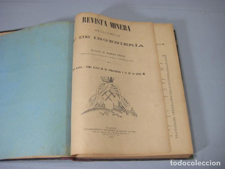 Coleccionismo de Revistas y Peri&oacute;dicos: REVISTA MINERA, METAL&Uacute;RGICA Y DE INGENIER&Iacute;A M&Aacute;S SUPLEMENTOS. A&Ntilde;O 1897 COMPLETO