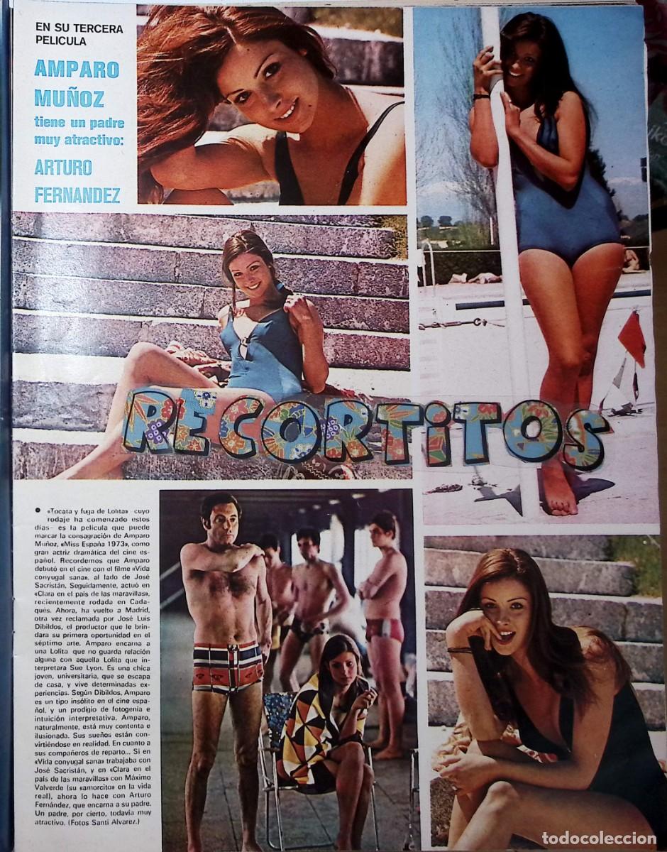 Collectionnisme de Revues et Journaux: amparo mu&ntilde;oz MISS ESPA&Ntilde;A UNIVERSO arturo fernandez