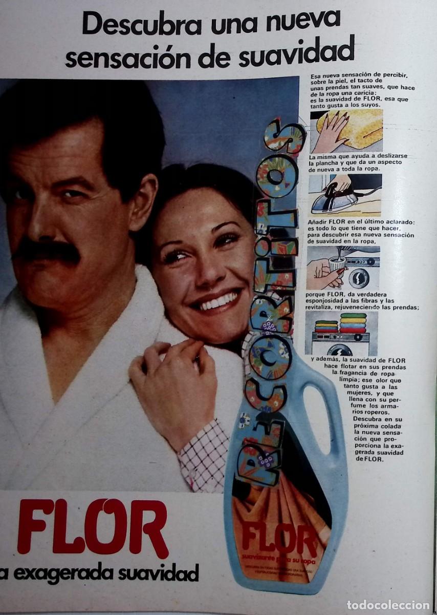 Collectionnisme de Revues et Journaux: anuncio flor detergente suavizante
