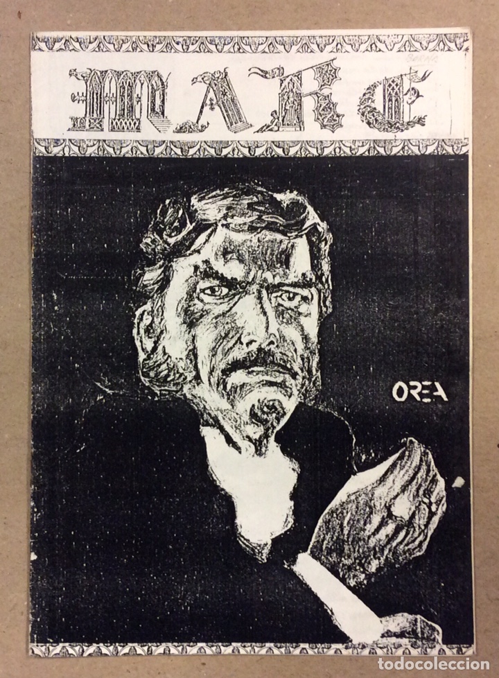 Collectionnisme de Revues et Journaux: MARE (BARCELONA 1985). HIST&Oacute;RICO FANZINE ORIGINAL LITERARIO DE V&Iacute;CTOR ESTEBAN, DIBUJOS DE J, TRULLEN