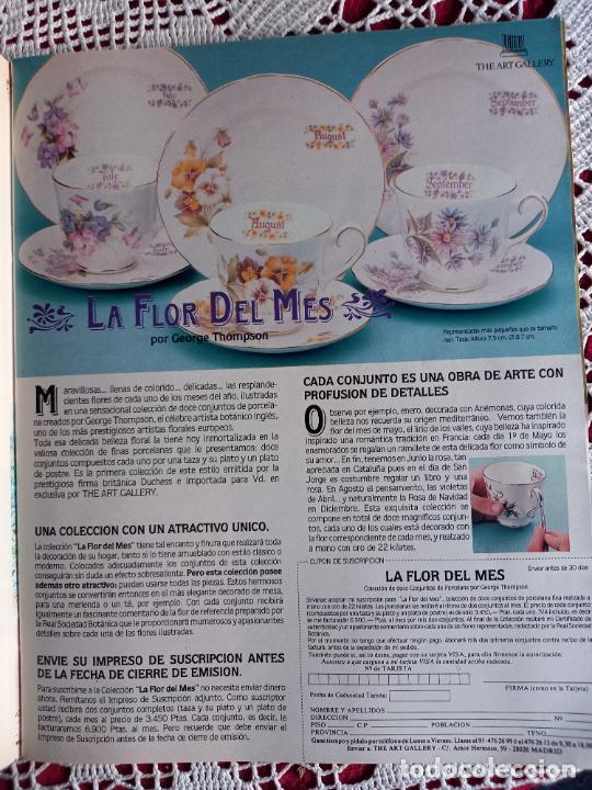 Coleccionismo de Revistas y Peri&oacute;dicos: anuncio vajilla la flor del mes