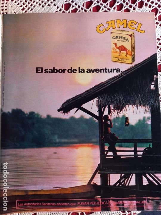 Colecionismo de Revistas e Jornais: anuncio tabaco camel