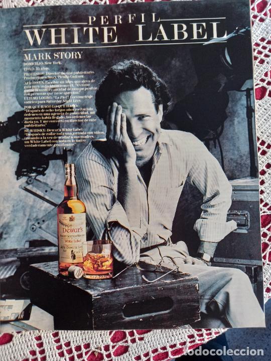 Colecionismo de Revistas e Jornais: anuncio WHISKY WHITE LABEL