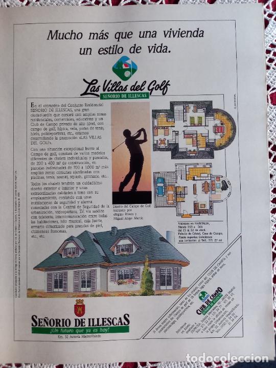 Colecionismo de Revistas e Jornais: anuncio golf se&ntilde;orio de illescas
