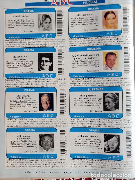 Coleccionismo de Revistas y Peri&oacute;dicos: ermanno olmmi romy schneider lillian gish tippi hedren lauren bacall wadja