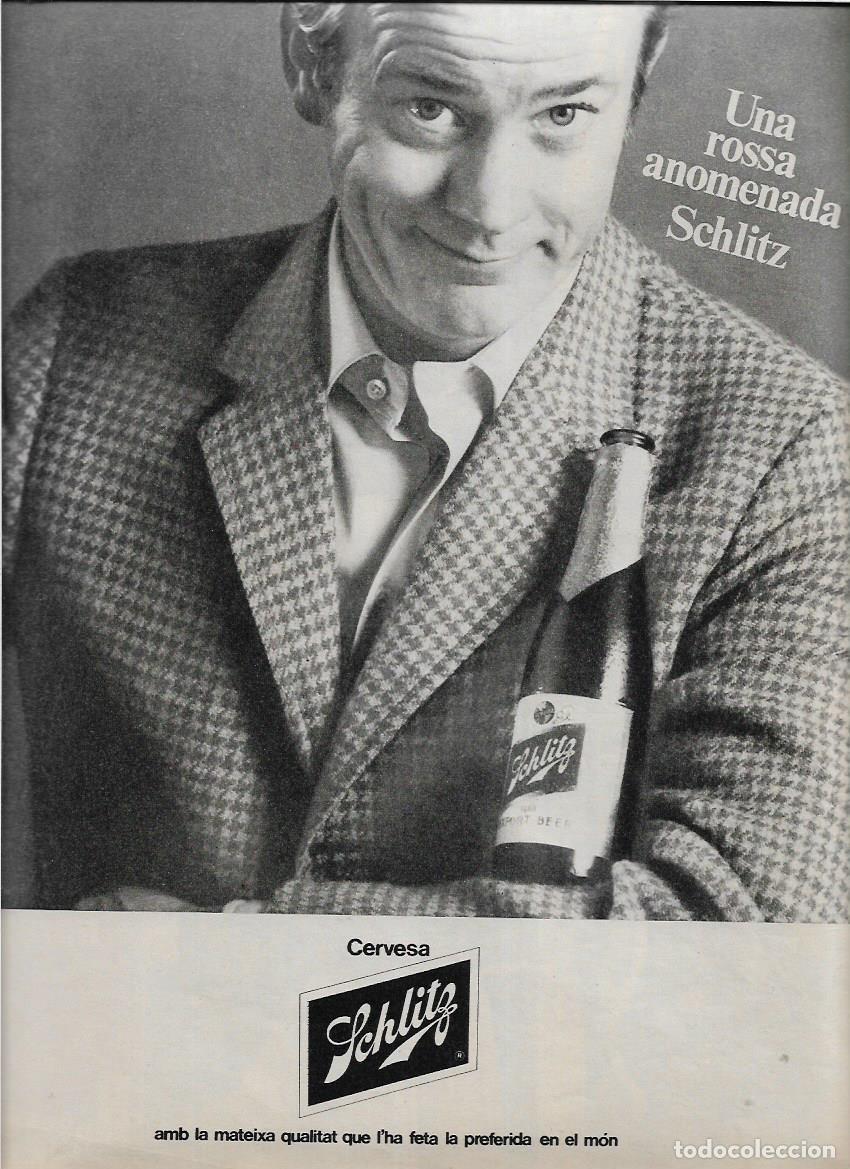 Coleccionismo de Revistas y Peri&oacute;dicos: 1967 CERVEZA SCHLITZ CASTELLS CASTELLERS PINYA MATUTANO CHIPS CINE MARAT SADE
