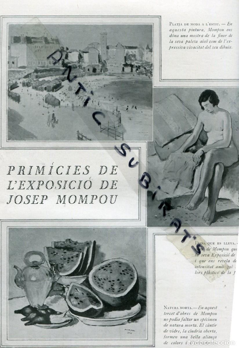 Coleccionismo de revistas y peri&oacute;dicos: REVISTA A&Ntilde;O 1929 VILA PUIG JOSEP MOMPOU ADOLPHE DE FALGAIROLLE EDUARD ABELA SCHNITZLER