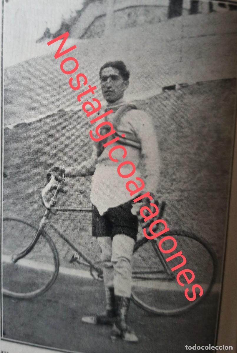 Coleccionismo de Revistas y Peri&oacute;dicos: Barcelona vuelta Catalu&ntilde;a ciclismo ganador Masdeu de Tarragona foto revista principio siglo XX 191G