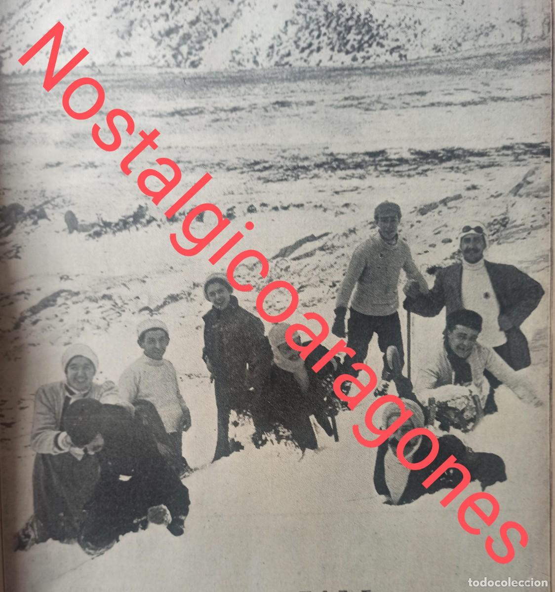 Coleccionismo de Revistas y Peri&oacute;dicos: Catalu&ntilde;a semana deportiva invierno esqui nieve foto revista principio siglo XX 191G