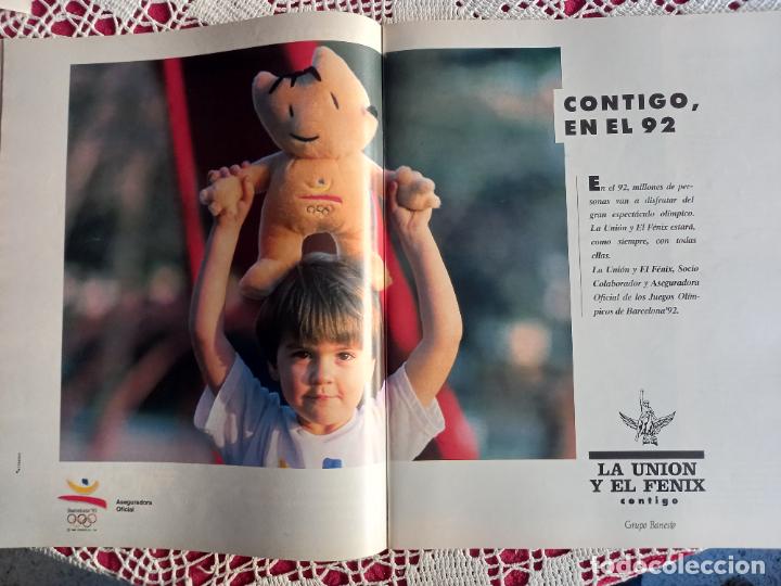 Coleccionismo de revistas y peri&oacute;dicos: anuncio la union y el fenix seguros cobi barcelona 92