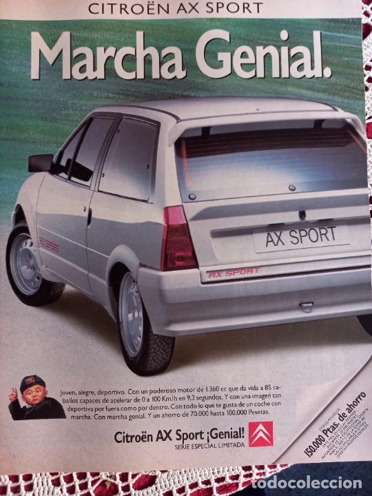 Coleccionismo de Revistas y Peri&oacute;dicos: anuncio citroen ax sport