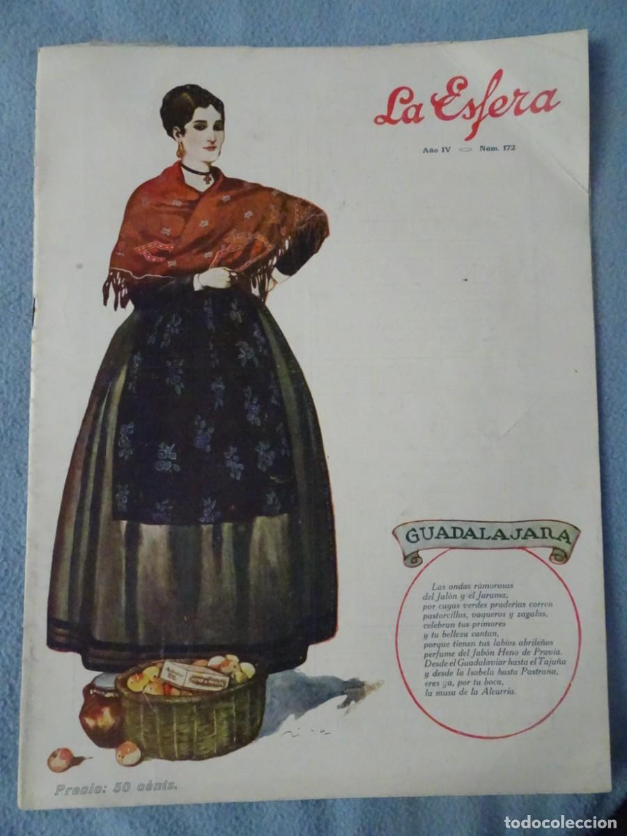 Sammeln von Zeitschriften und Zeitungen: ANTIGUA PUBLICACI&Oacute;N ARTE Y ACTUALIDAD SOCIEDAD ESPA&Ntilde;OLA PRINCIPIO SIGLO XX , LA ESFERA N&ordm; 172, 1917