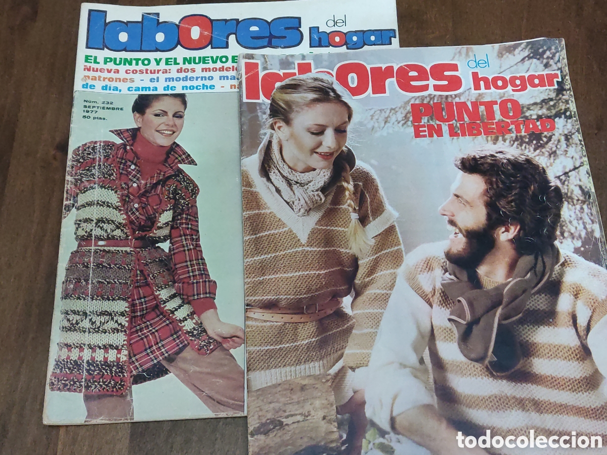 Coleccionismo de revistas y peri&oacute;dicos: Dos Revistas &rdquo;Labores del Hogar&rdquo; 1977 y 1979