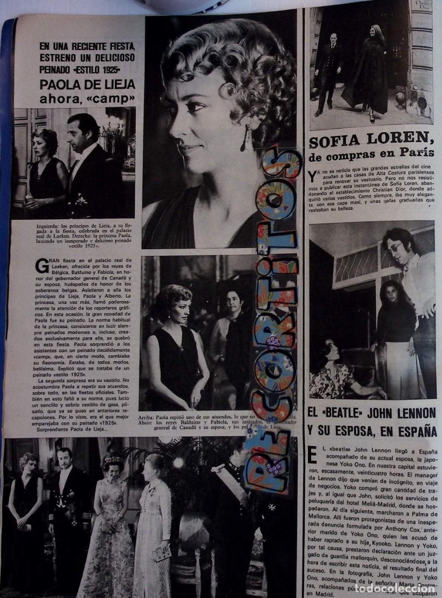 Coleccionismo de Revistas y Peri&oacute;dicos: paola de lietja sofia loren john lennon fabiola de belgica
