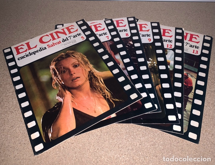 Coleccionismo de Revistas y Peri&oacute;dicos: LOTE 6 FASCICULOS COLECCION EL CINE - ENCICLOPEDIA SALVAT DEL 7&ordm; ARTE REVISTAS PELICULAS