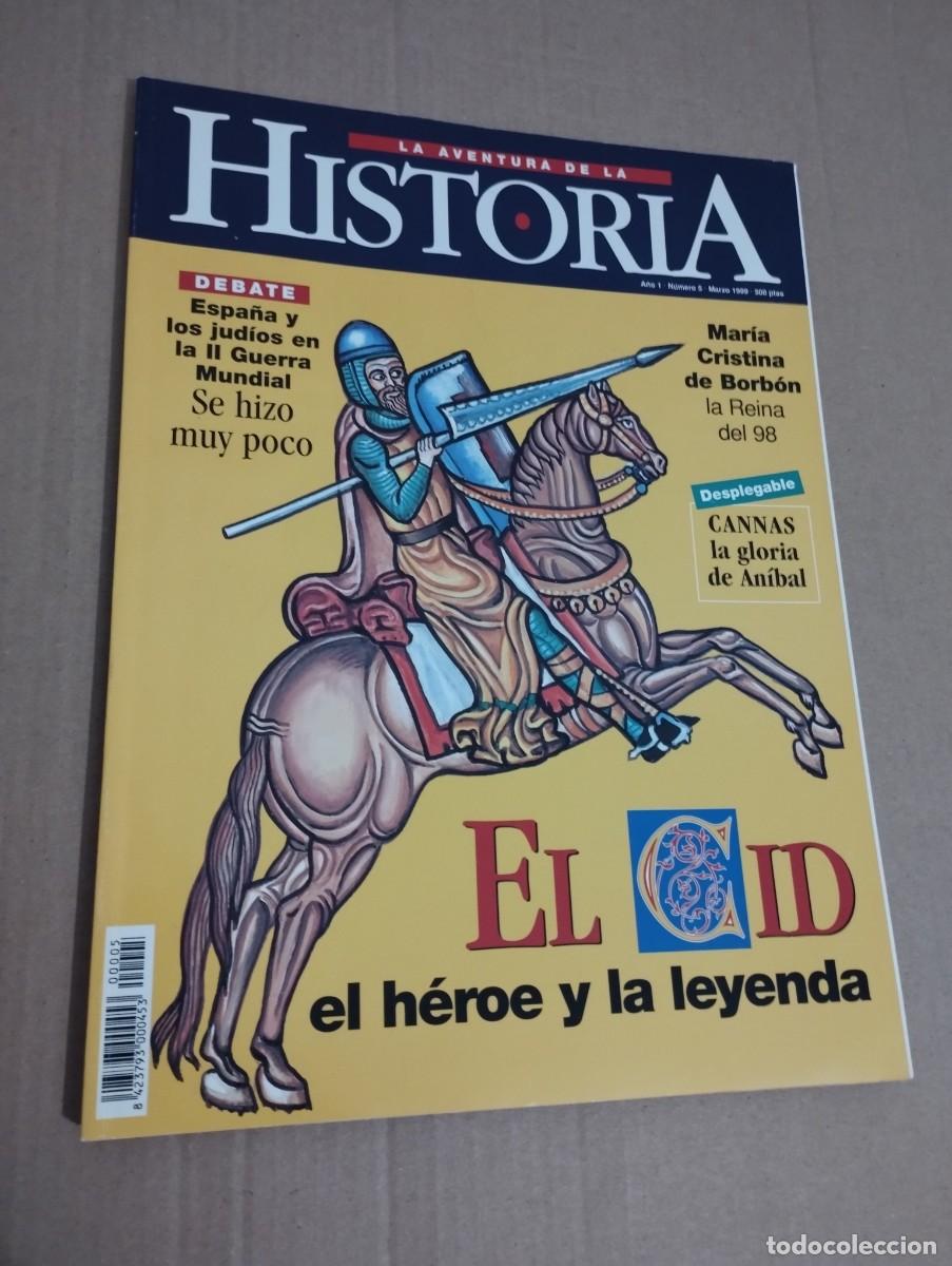 Collezionismo di Riviste e Giornali: REVISTA LA AVENTURA DE LA HISTORIA N&ordm; 5 (EL CID / ESPA&Ntilde;A Y LOS JUD&Iacute;OS EN LA II GUERRA MUNDIAL)