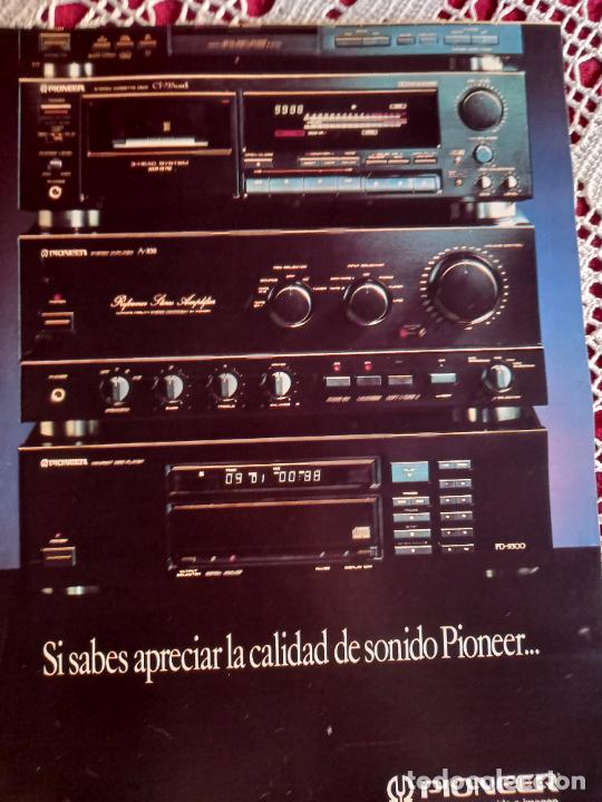 Coleccionismo de Revistas y Peri&oacute;dicos: anuncio pioneer mini cadena
