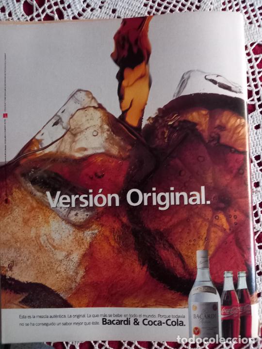 Coleccionismo de revistas y peri&oacute;dicos: anuncio ron bacardi coca cola