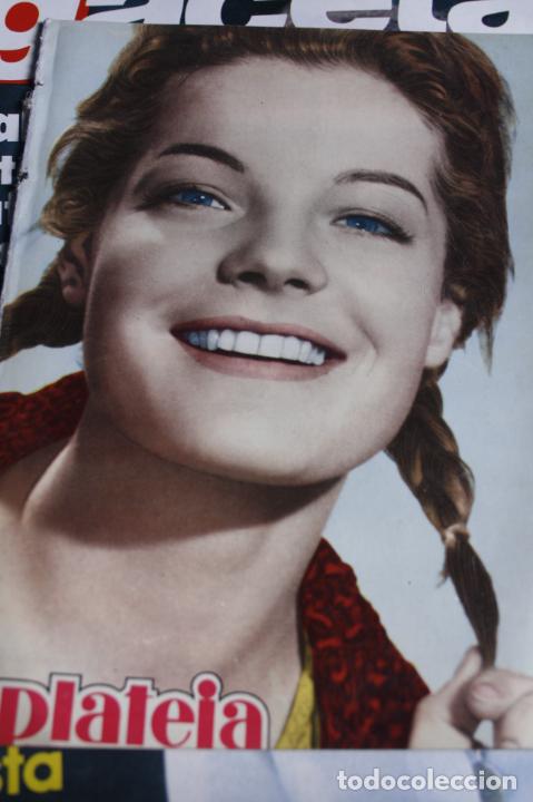 Coleccionismo de Revistas y Peri&oacute;dicos: REVISTA PORTUGUESA PLATEIA ROMY SCHNEIDER CORNEL WILLDE 1958