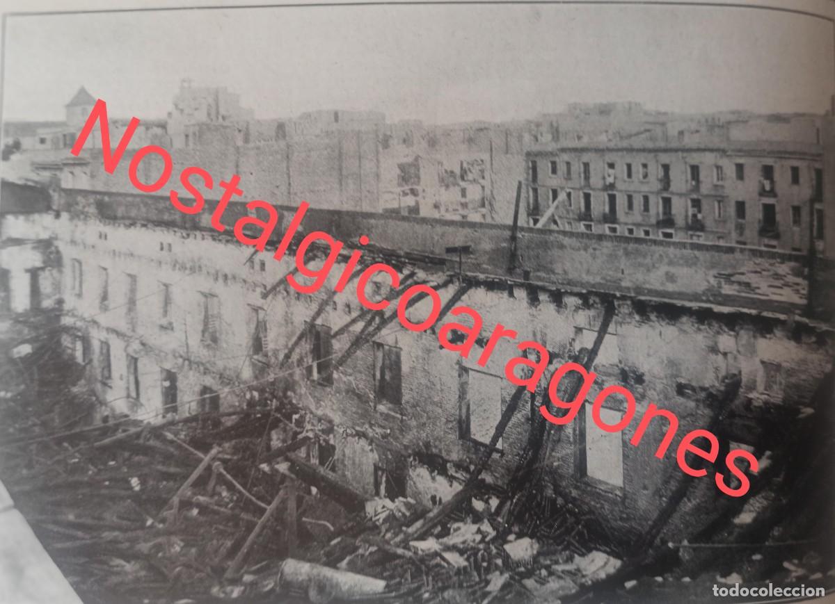 Collection Magazines and Newspapers: Barcelona incendio f&aacute;brica borras lana calle Riereta S Rafael Foto revista principio siglo XX 191G