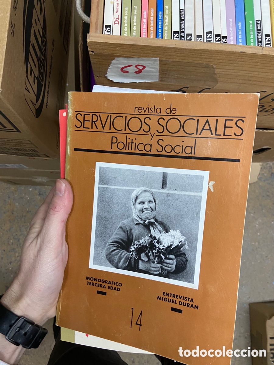 Coleccionismo de Revistas y Peri&oacute;dicos: Cj68 revista de SERVICIOS sociales politica social 14 tercera edad - miguel duran
