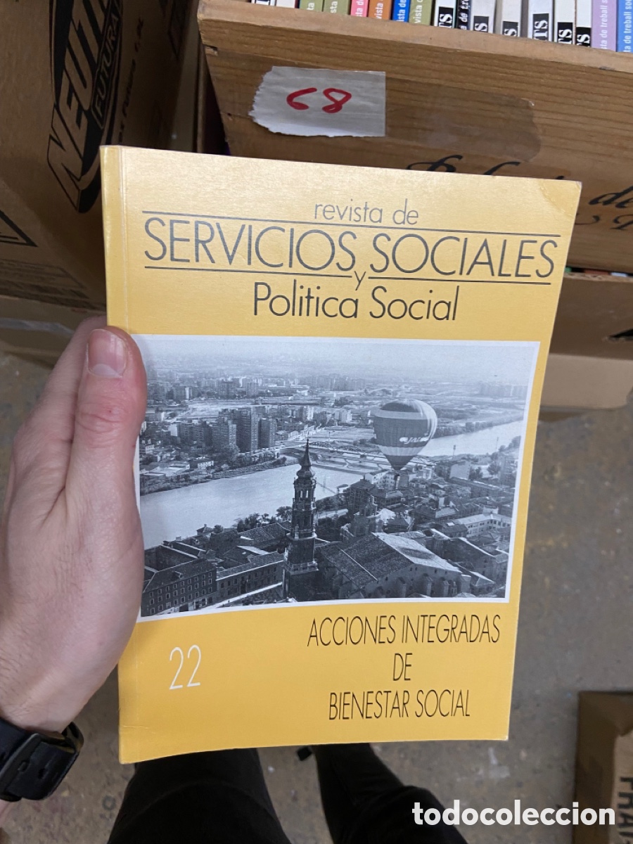 Coleccionismo de Revistas y Peri&oacute;dicos: Cj68 revista de SERVICIOS y sociales politica social 22 acciones integradas de bienestar social