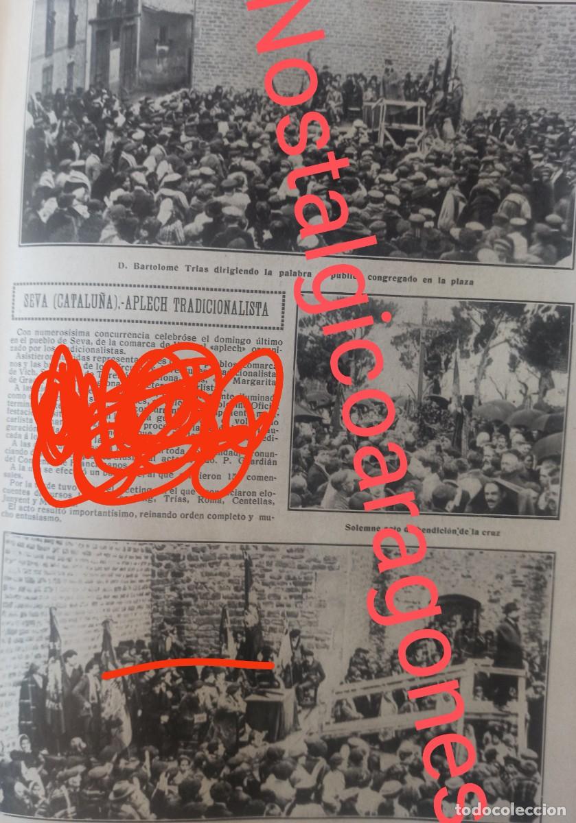 Colecionismo de Revistas e Jornais: Seva Catalu&ntilde;a m&iacute;tin tradicionalista carlista foto revista principio siglo XX 191G