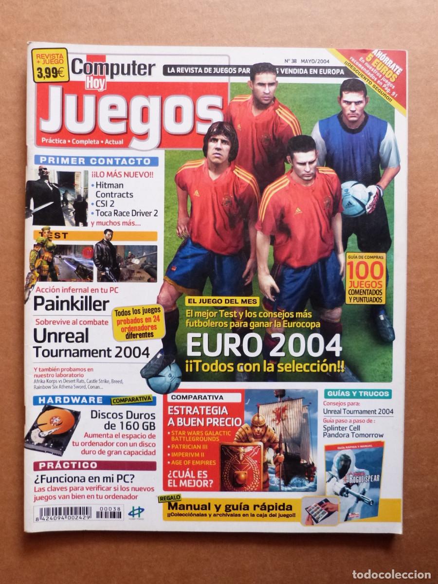 Coleccionismo de revistas y peri&oacute;dicos: Computer Hoy Juegos n&ordm; 38 Unreal Tournament 2004 Comparativa estrategia Imperium Painkiller UEFA