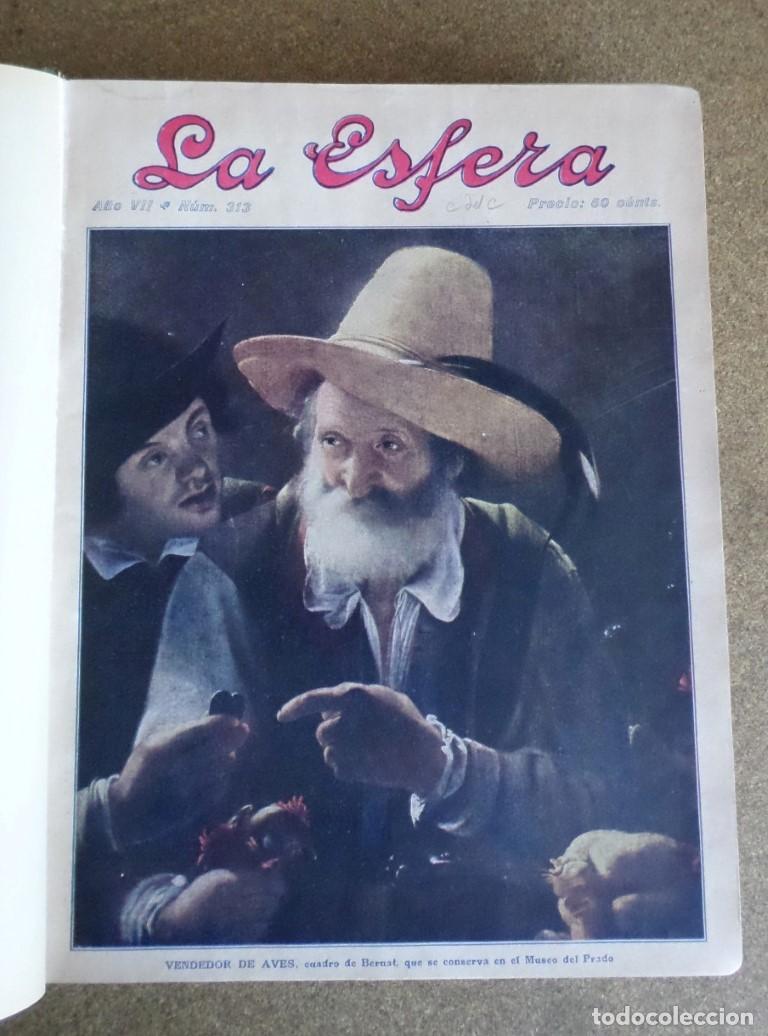 Coleccionismo de revistas y peri&oacute;dicos: LA ESFERA ilustraci&oacute;n mundial 1920 - tomo 1