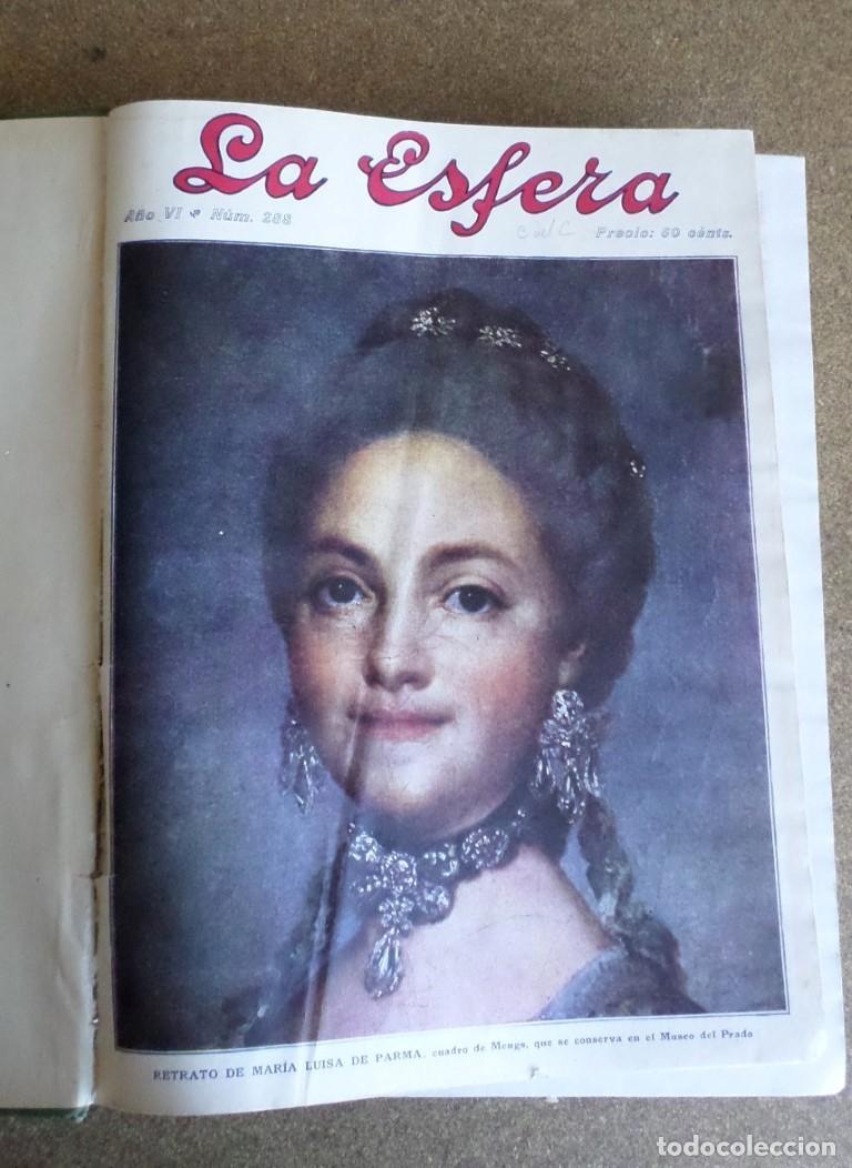 Coleccionismo de revistas y peri&oacute;dicos: LA ESFERA ilustraci&oacute;n mundial 1919 - tomo 1