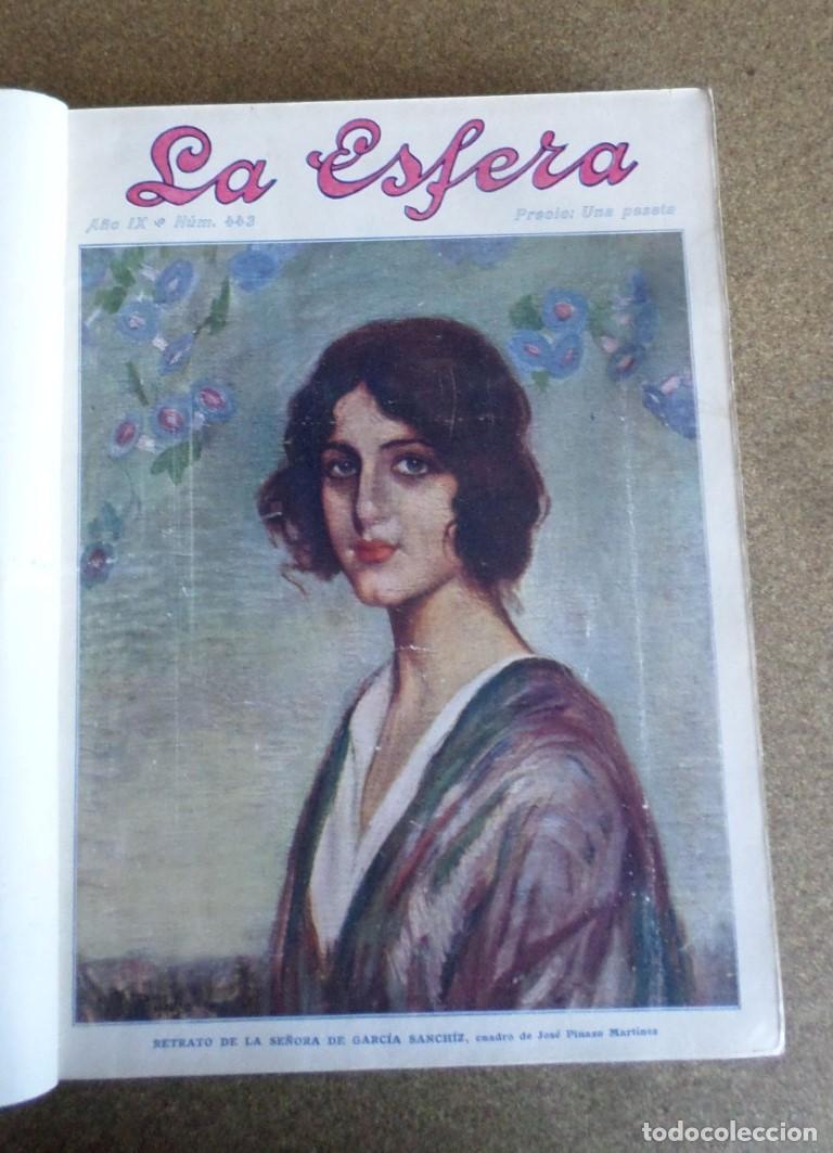 Coleccionismo de revistas y peri&oacute;dicos: LA ESFERA ilustraci&oacute;n mundial 1922 -- tomo 2