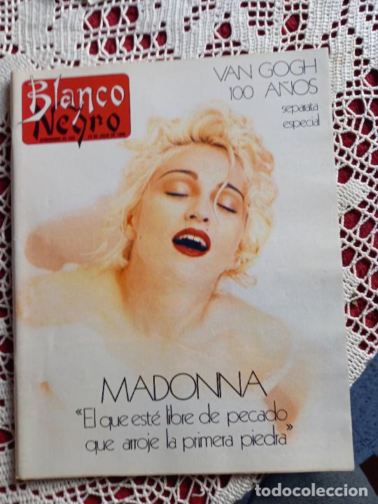 Coleccionismo de Revistas y Peri&oacute;dicos: recorte portada y reportaje madonna blond ambition tour like a prayer vogue dick tracy