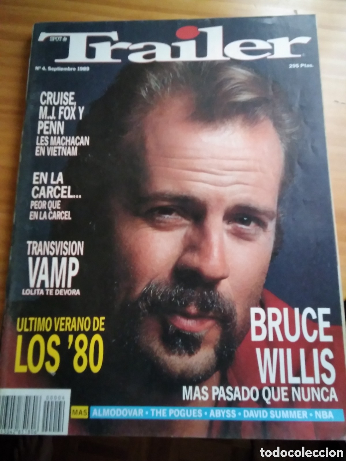 Coleccionismo de Revistas y Peri&oacute;dicos: Trailer n&uacute;mero 4 (1989 septiembre) revista cine Bruce Willis