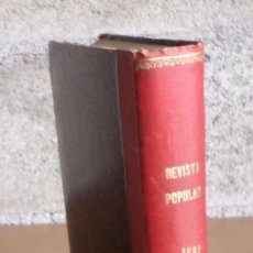 Coleccionismo de Revistas y Periódicos: REVISTA POPULAR 1893