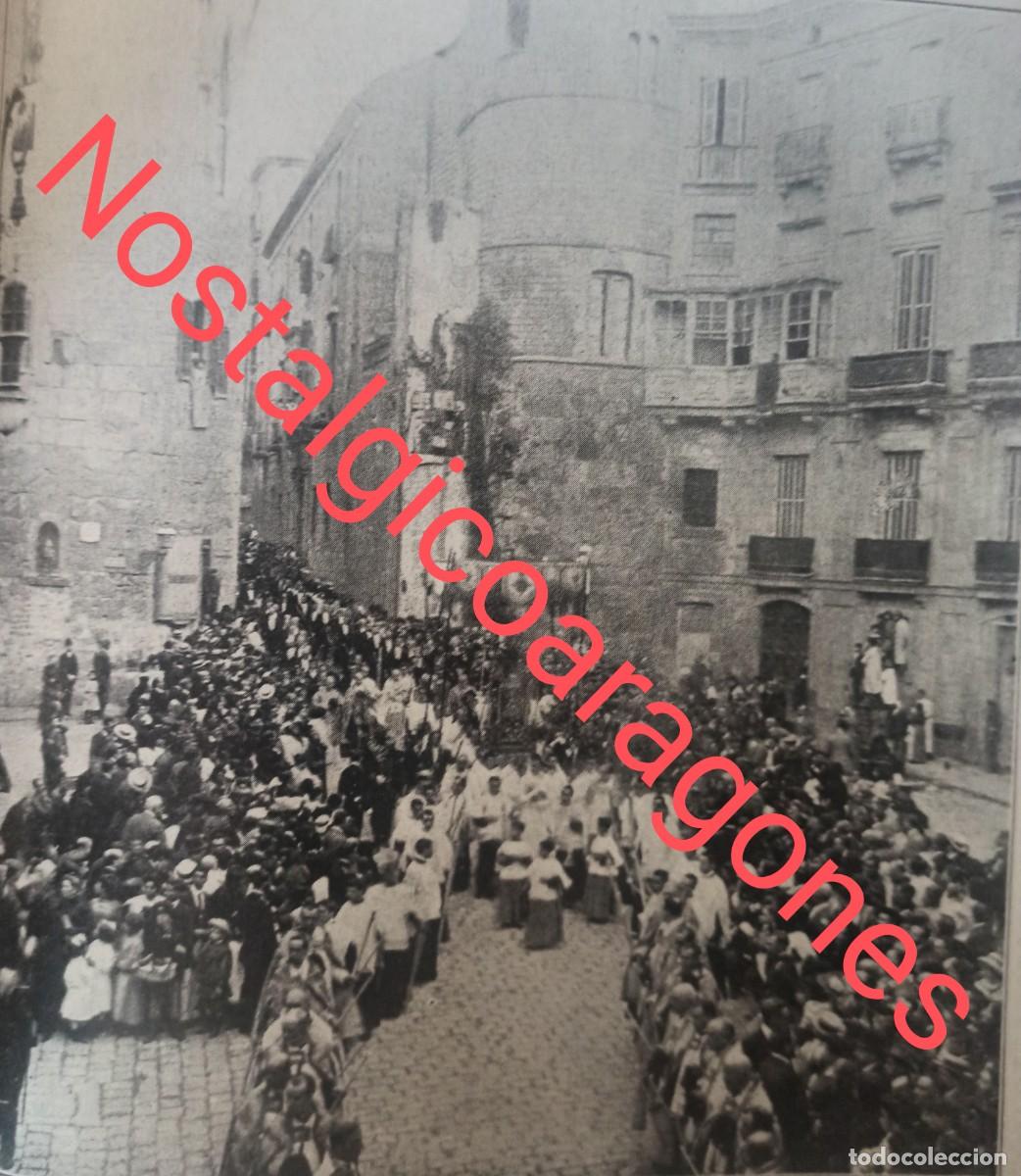 Collection Magazines and Newspapers: Barcelona festividad Corpus plaza Nueva foto hoja revista principio siglo XX 191G