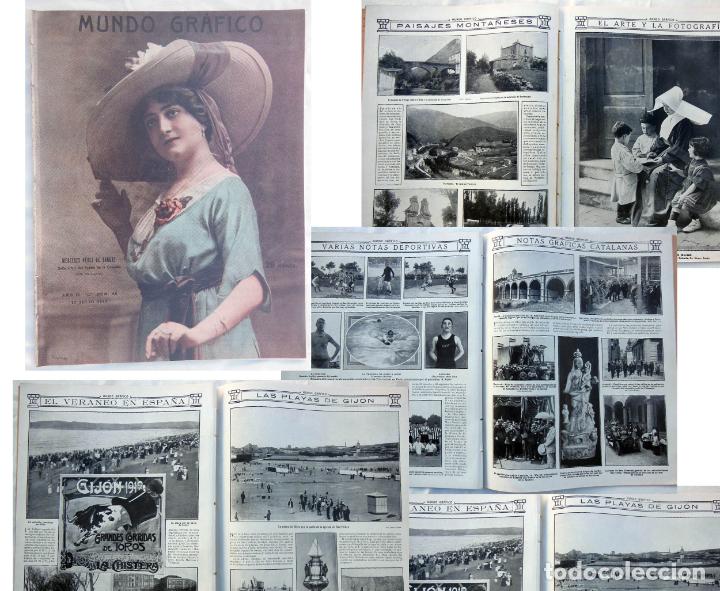 Coleccionismo de Revistas y Peri&oacute;dicos: MUNDO GR&Aacute;FICO. Revista Popular Ilustrada. A&ntilde;o II, N&uacute;m 38, 17 julio 1912 Mercedes Perez de Vargas