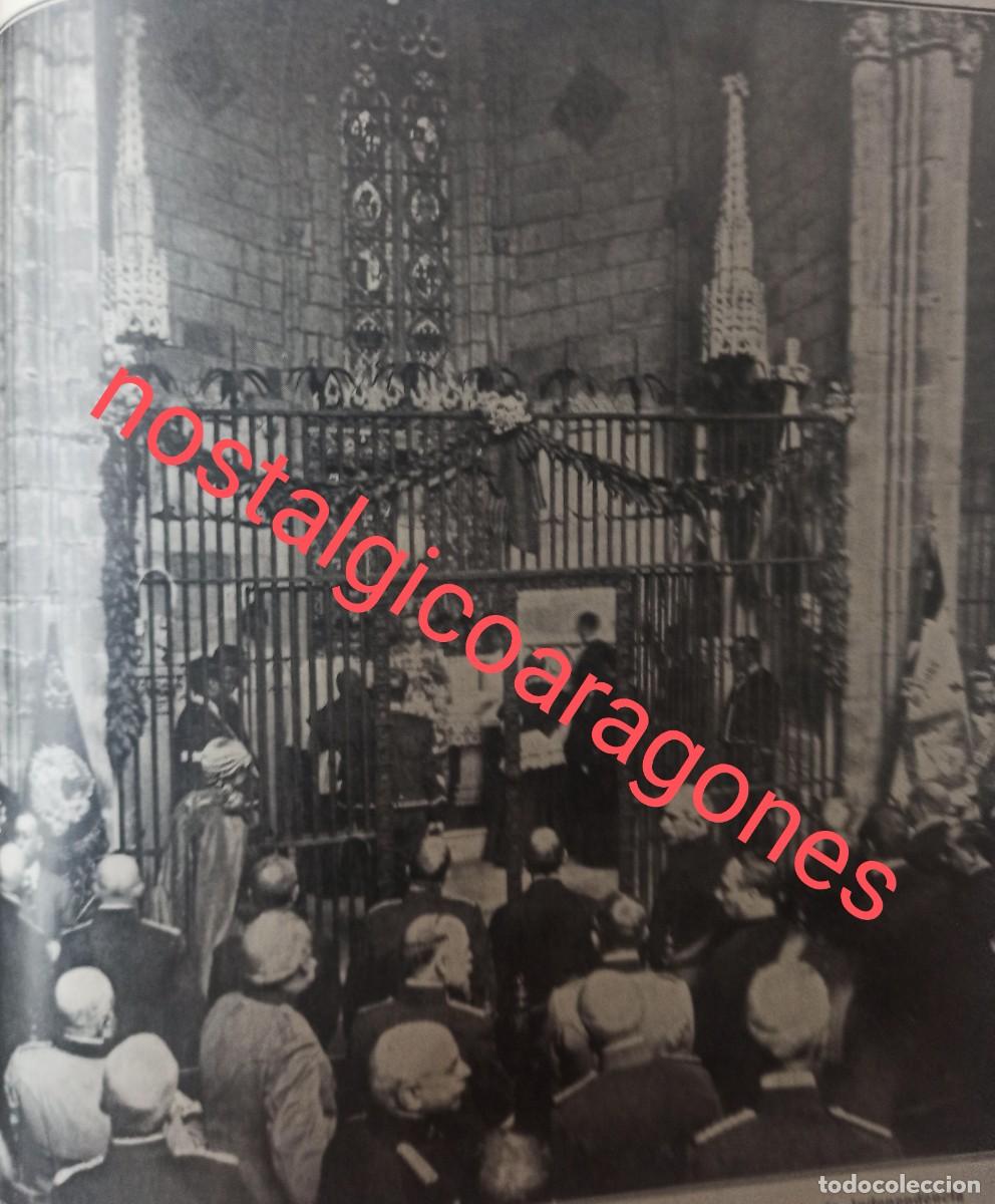 Collection Magazines and Newspapers: Barcelona inauguraci&oacute;n mausoleo h&eacute;roes independencia foto hoja revista principio siglo XX 191G
