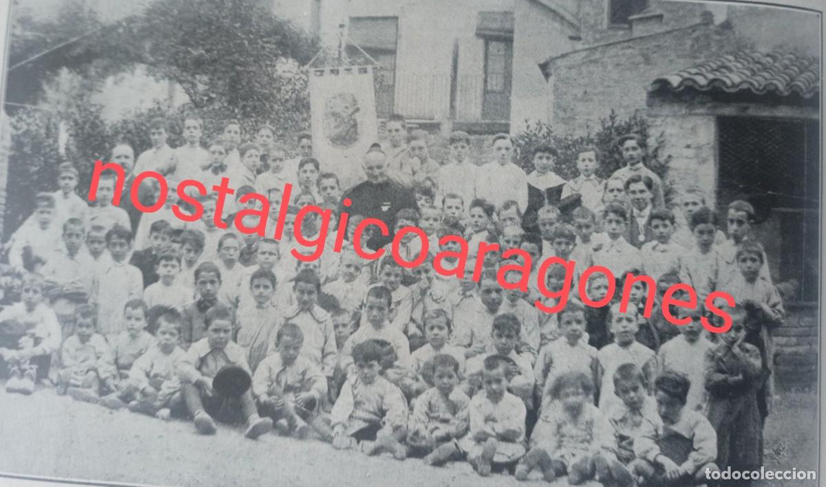 Coleccionismo de revistas y peri&oacute;dicos: Tarrasa primera comuni&oacute;n San Estanislao de Kostka foto hoja revista principio siglo XX 191G