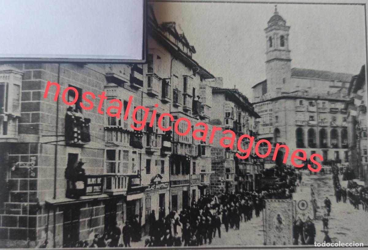 Collection Magazines and Newspapers: Vitoria procesi&oacute;n calles ciudad foto hoja revista principio siglo XX 191G