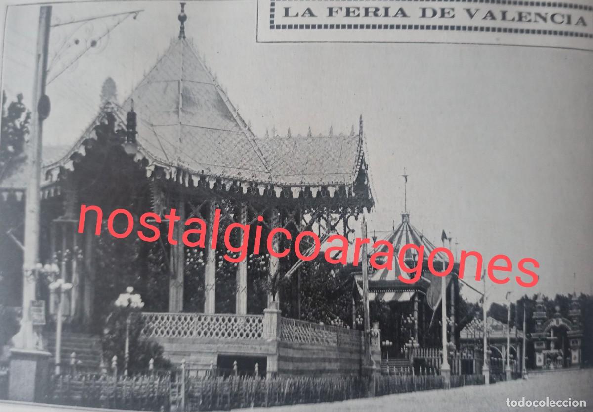 Colecionismo de Revistas e Jornais: Valencia feria foto hoja revista principio siglo XX 191G