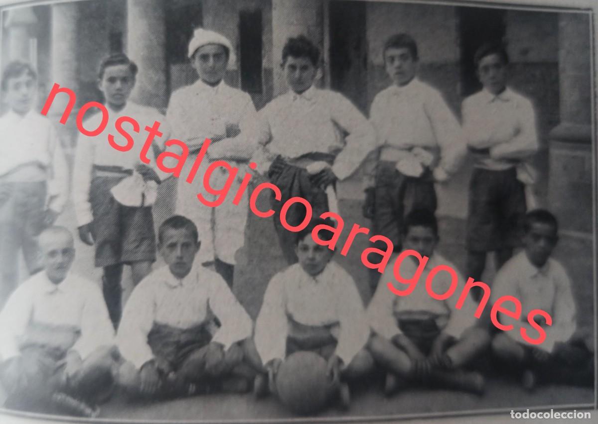 Collection Magazines and Newspapers: Barcelona equipo f&uacute;tbol Instituto Salesiano S Jose foto hoja revista principio siglo XX 191G