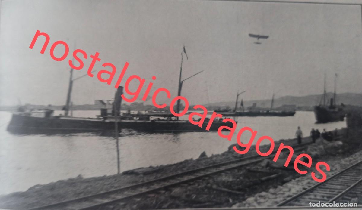 Collection Magazines and Newspapers: Castell&oacute;n fiestas Aviaci&oacute;n foto muelle foto hoja revista principio siglo XX 191G