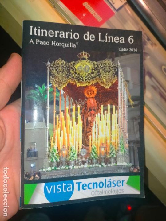 Coleccionismo de Revistas y Peri&oacute;dicos: REVISTA SEMANA SANTA CADIZ A PASO HORQUILLA 2016 ITINERARIO