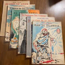 Coleccionismo de Revistas y Periódicos: 6 NOVELAS AÑOS 1930 - 1940 EDITORIAL DEDALO