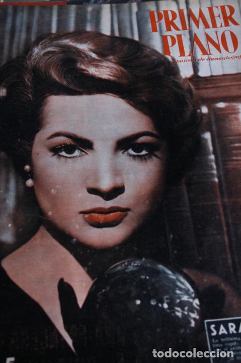 Coleccionismo de revistas y peri&oacute;dicos: SARA NONTIEL ANN GAYNOR CONCHA PIQUER MARILYN MONROE KATIA LORITZ BELINDA LEE BRAZZI 1957