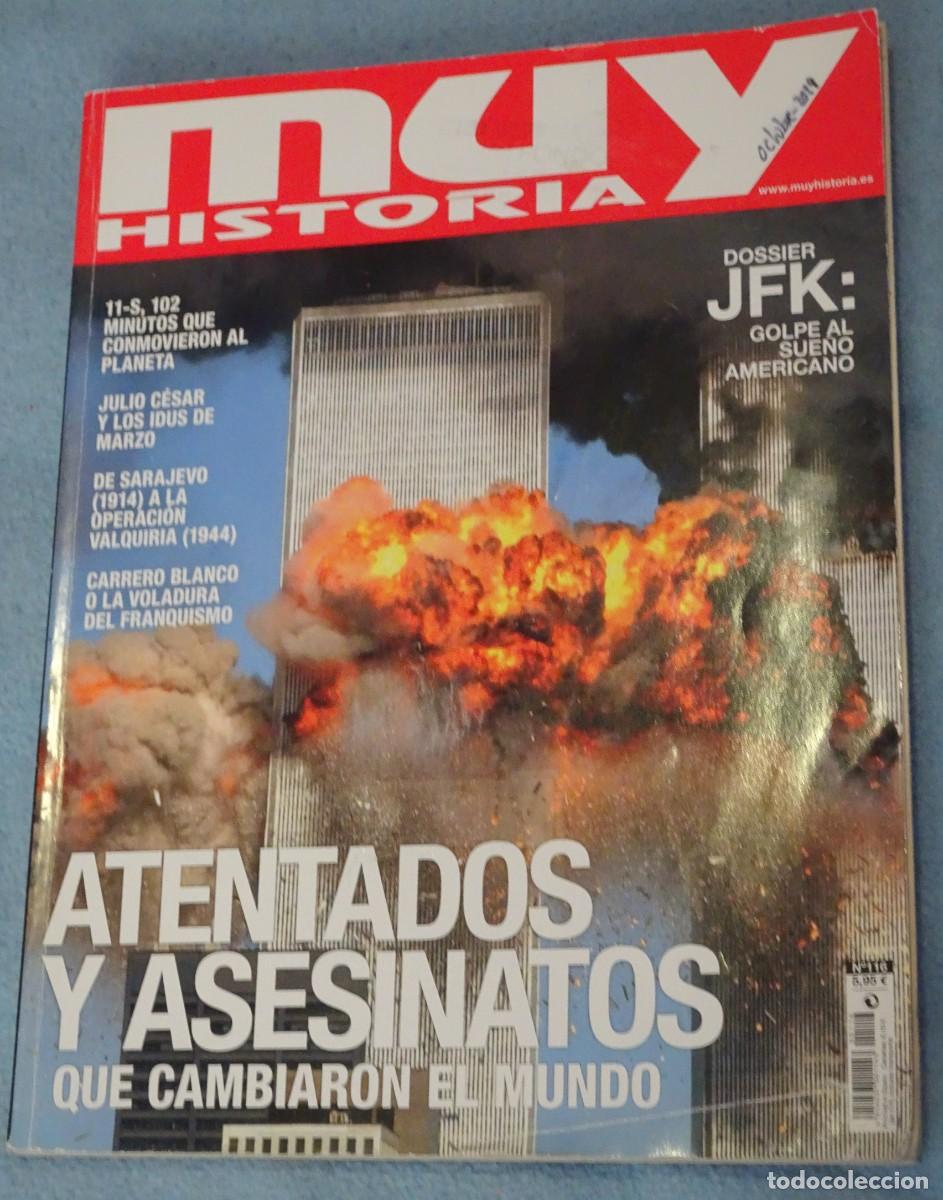 Collezionismo di Riviste e Giornali: MUY HISTORIA N&ordm; 116, ATENTADOS Y ASESINATOS QUE CAMBIARON EL MUNDO , VER FOTOS
