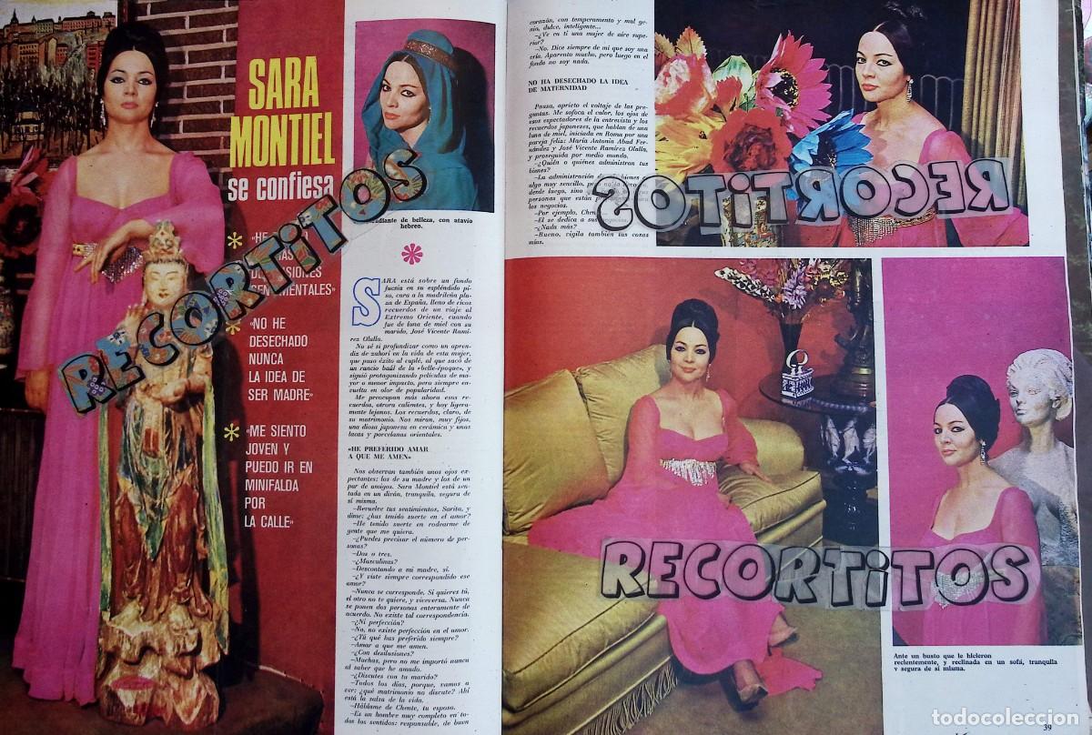 Coleccionismo de revistas y peri&oacute;dicos: sara sarita montiel en el atico de plaza de espa&ntilde;a 1969