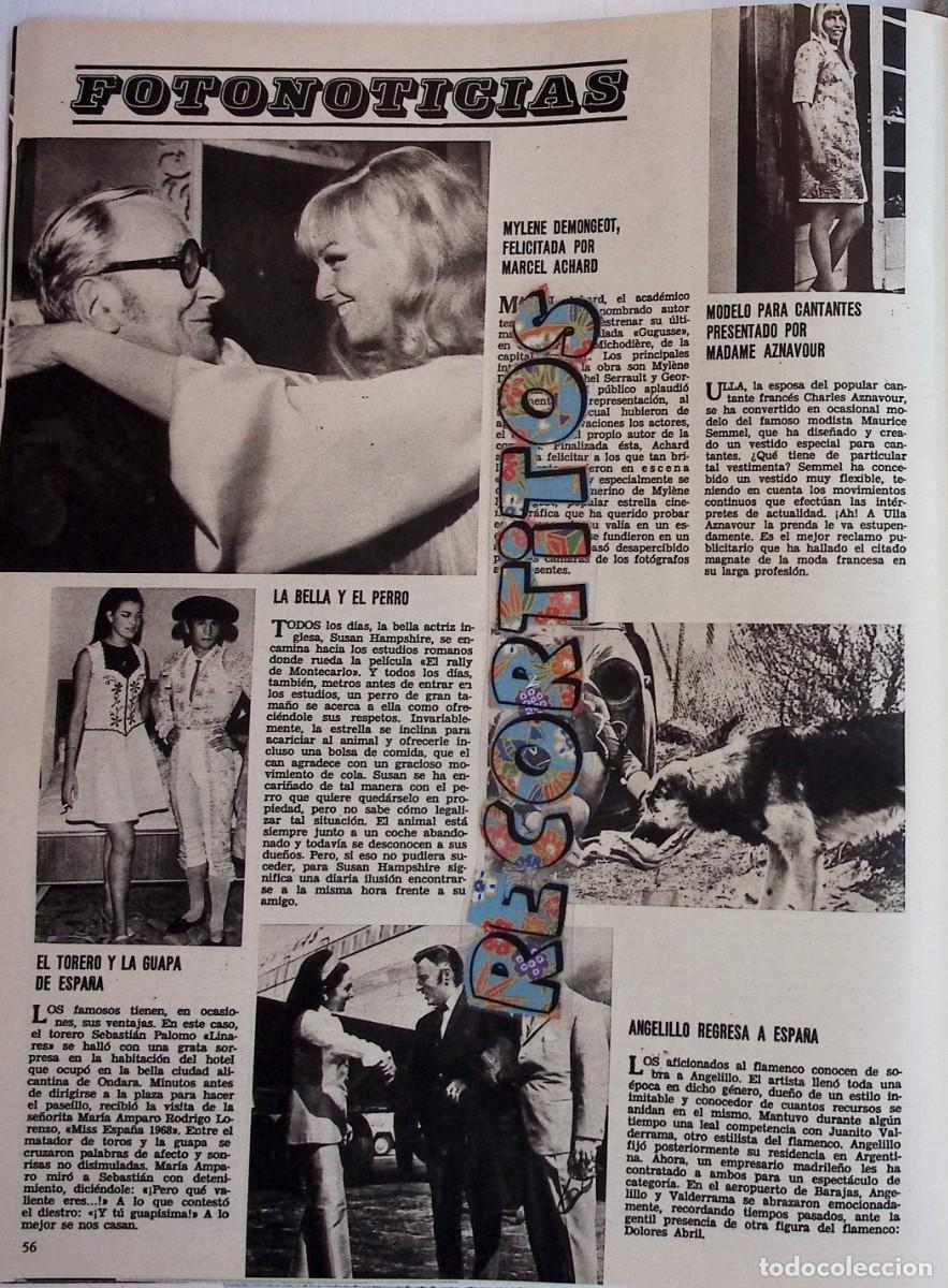Coleccionismo de Revistas y Peri&oacute;dicos: juanito valderrama angelillo dolores abril susan hampshire maria amparo rodriguez miss espa&ntilde;a linare
