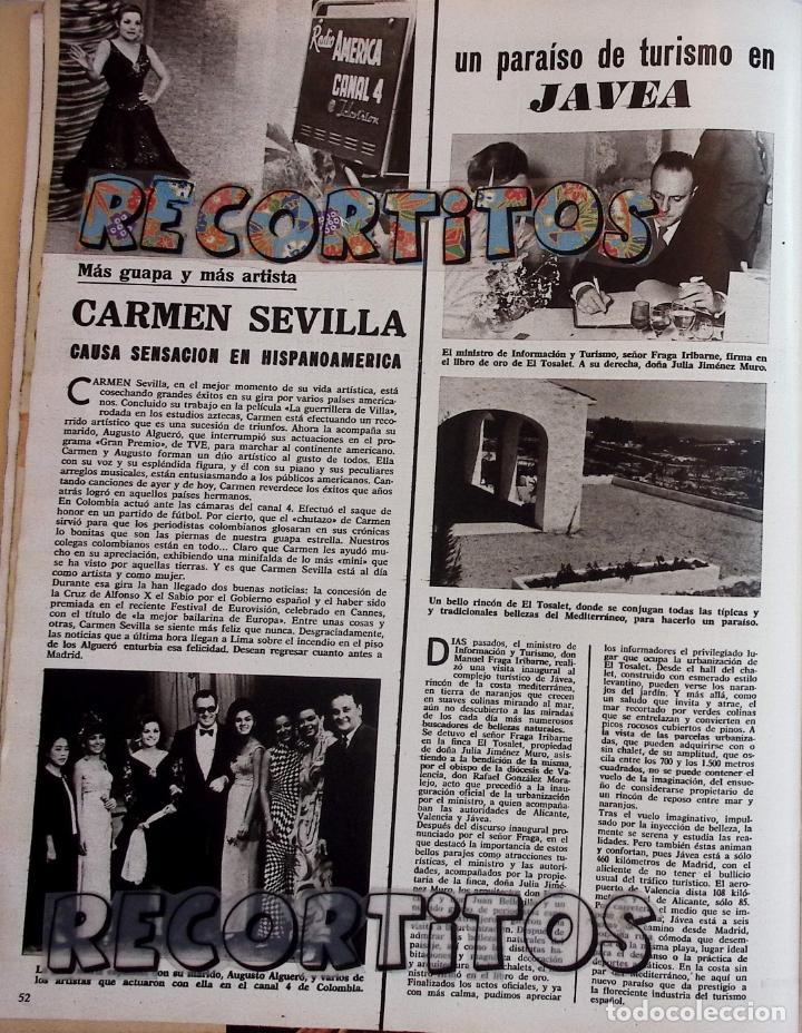 Coleccionismo de Revistas y Peri&oacute;dicos: MANUEL FRAGA JAVEA CARMEN SEVILLA COLOMBIA